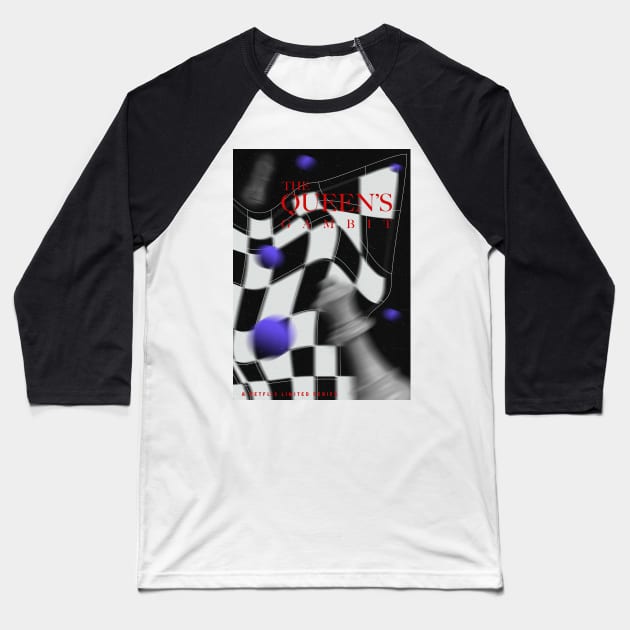 The queen's gambit Baseball T-Shirt by design-universe